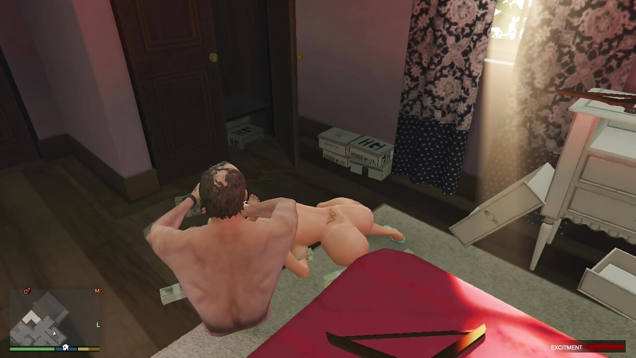 Sugar Daddy Trevor and Sugar Baby Tracey have sex in her room while homealone