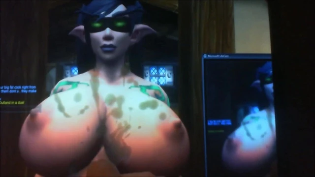 cumtribute for Jessya's Night Elf DH