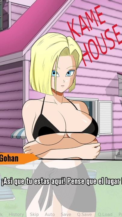 Hybrid Eroventures - The Mini Bikini of the Provocative Android 18 | Clip 1