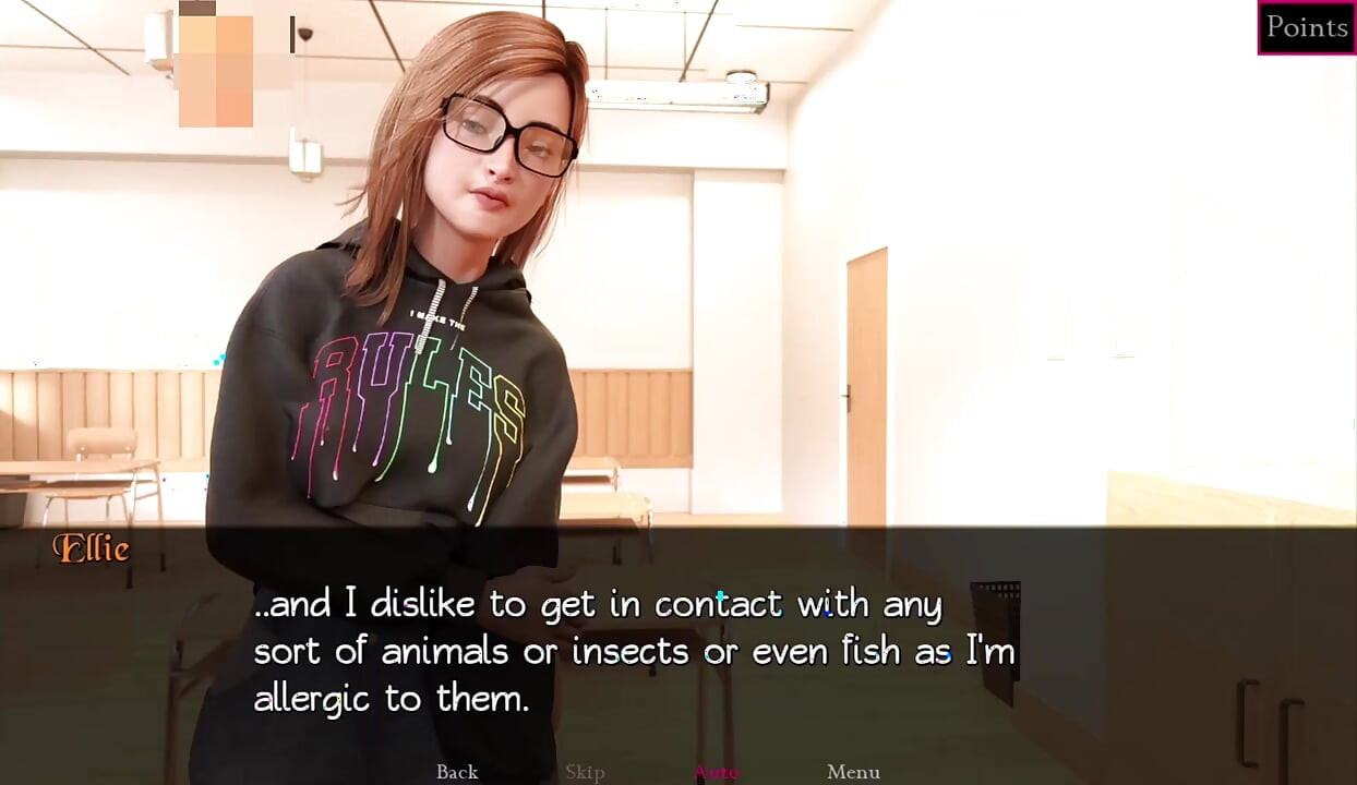 Nerd to alpha #2 - The girl showed her pussy in class