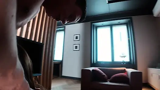 Stepdad Mistook Stepdaughter for Wife- Hard Anal, Deep Throat and Anal Creampie!