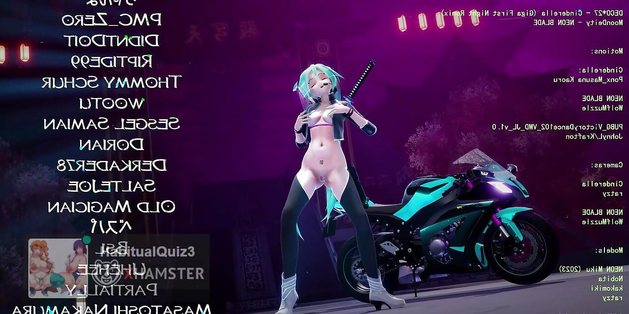 mmd r18 Miku NEON Ninja cnderella sex dans ahegao milf ønsker at kneppe hård dildo gruppe boss 3d hentai