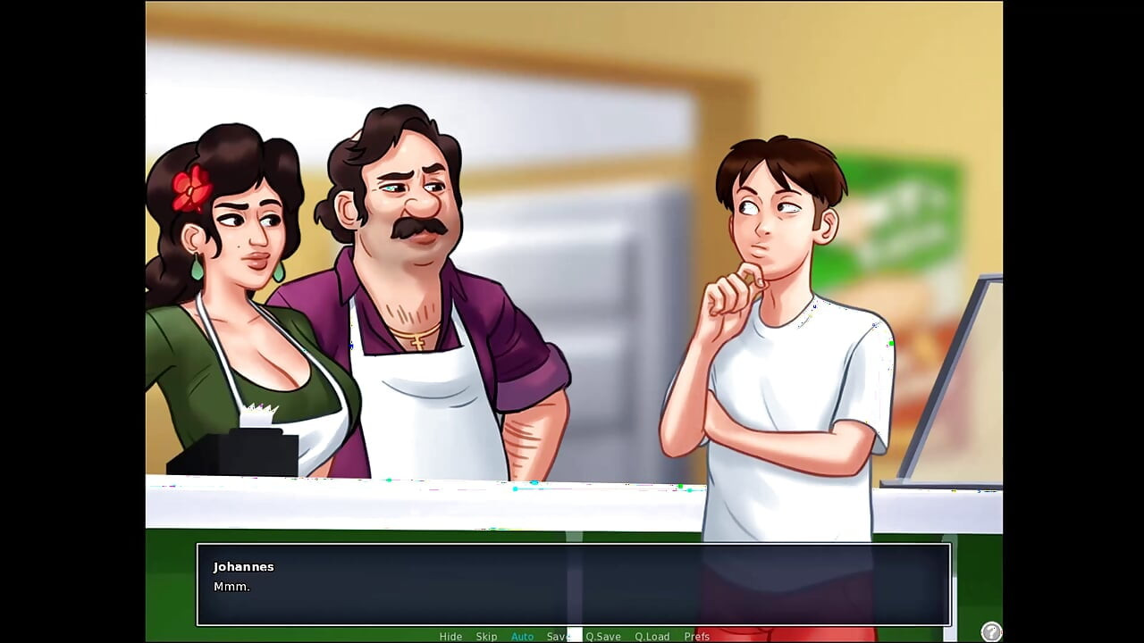 summertime saga - Jenny is pregnant again ... Odette had twinnies ... Johannes played spin the bottle with the ladies.