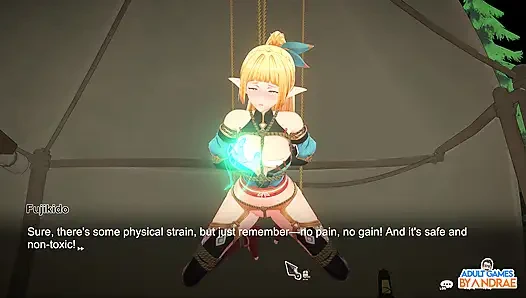 Беги, мой эльфийский нинджа! Геймплей 3D, часть 1