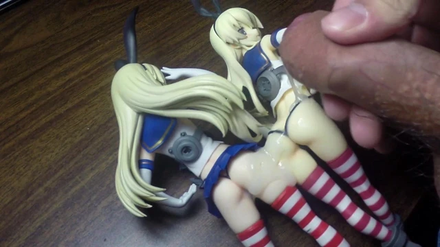 Shimakaze X2 SoF Figure Bukkake + Slow motion