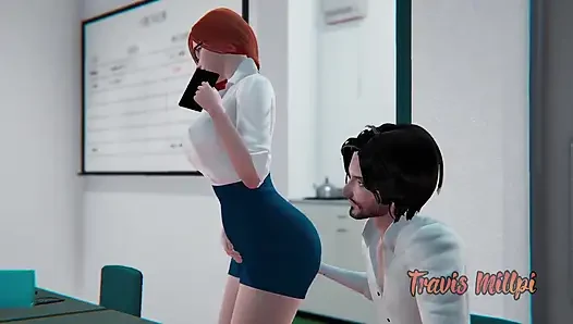 Fucking the Boss in the Office