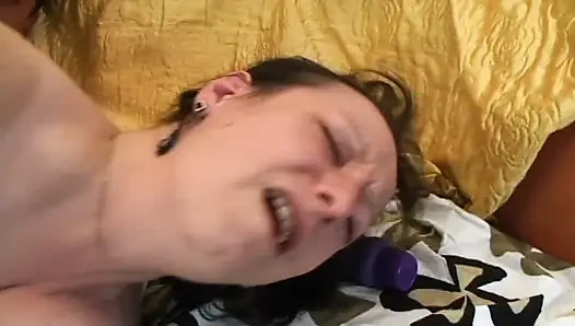 Horny MILF Caresses Her Body and Then Gets Fucked by Her Stepbrother Until She Cums