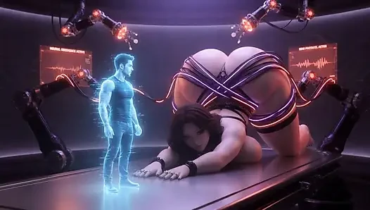 Stiefmami in der Neural-Sklavenkammer – Massive Titten & dicker saftiger Arsch Gehorsam