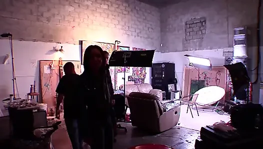 Ebony teen with big ass gets her pussy fucked deeply