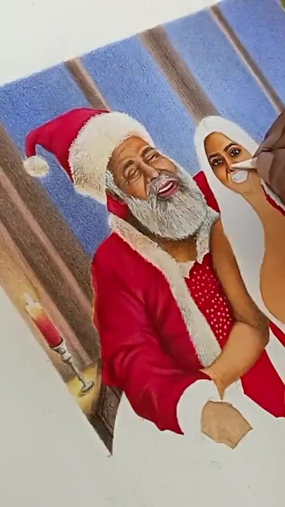 ديسي ضخمة الثدي بهابي سخيف سرا مع سانتا المشاغب عشية عيد الميلاد | مقطع 1