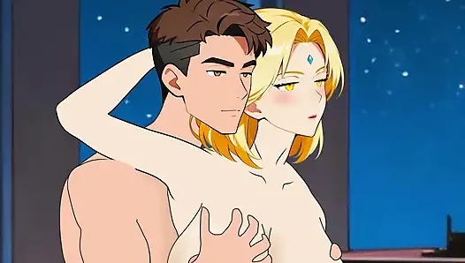 Royal desire - tubuh bahenol ratu ini dientot habis-habisan sama penjaga setianya di malam yang penuh gairah, animasi kartun anime hentai