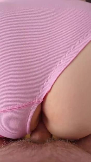 Fat pussy and big ass in pink wet panties for a good fuck - Full In My Profile