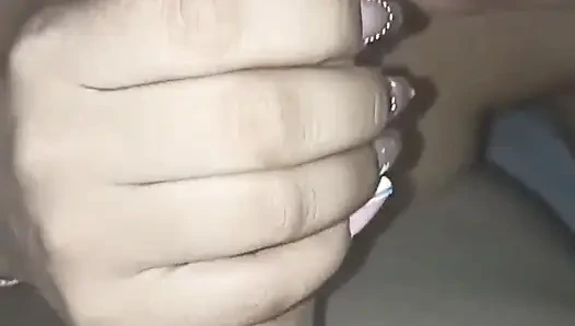 My Neighbor Leaves the Cell Phone in the Bathroom I Check It and See This Video That She Recorded with Her Boyfriend and I Mastu