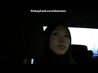 Night pick up fuck with asian chick