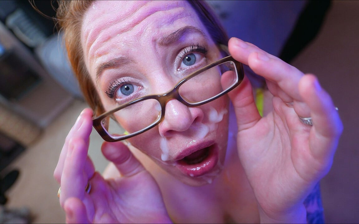 Dirty Cum Slut I Am! the Boy Girl Massive Facial Plaster