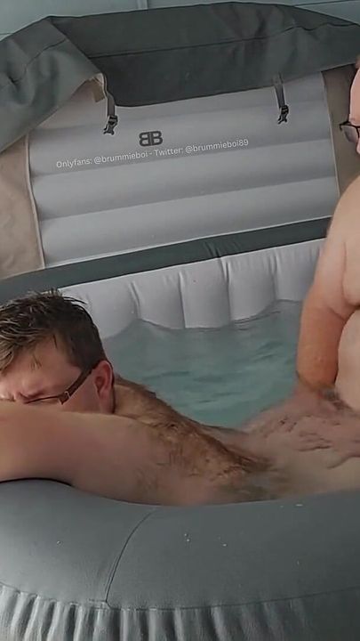 Daddy Fucks His Hairy Bear in the Jacuzzi