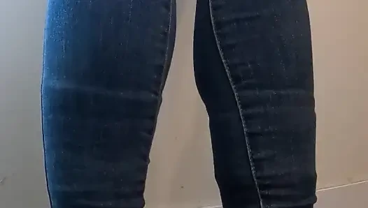 My first women's jeans wetting