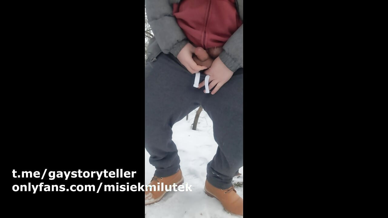 winter walk in the fresh air - small dick