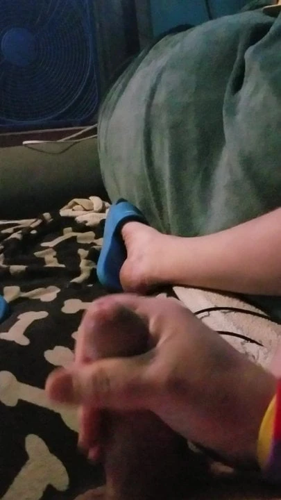 Me stroking my thick cock 1-6-19
