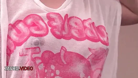Взрывоопасный японский экшн Risa Shimizu - тугая киска Pleasures Galore!