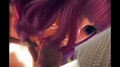 Kokoro Maid and Her Beautiful Tits - Animation