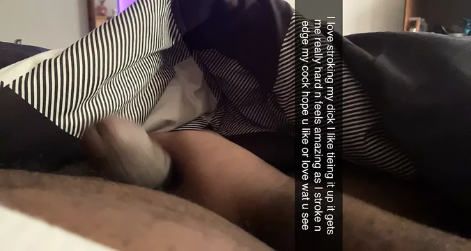 Stroking myself