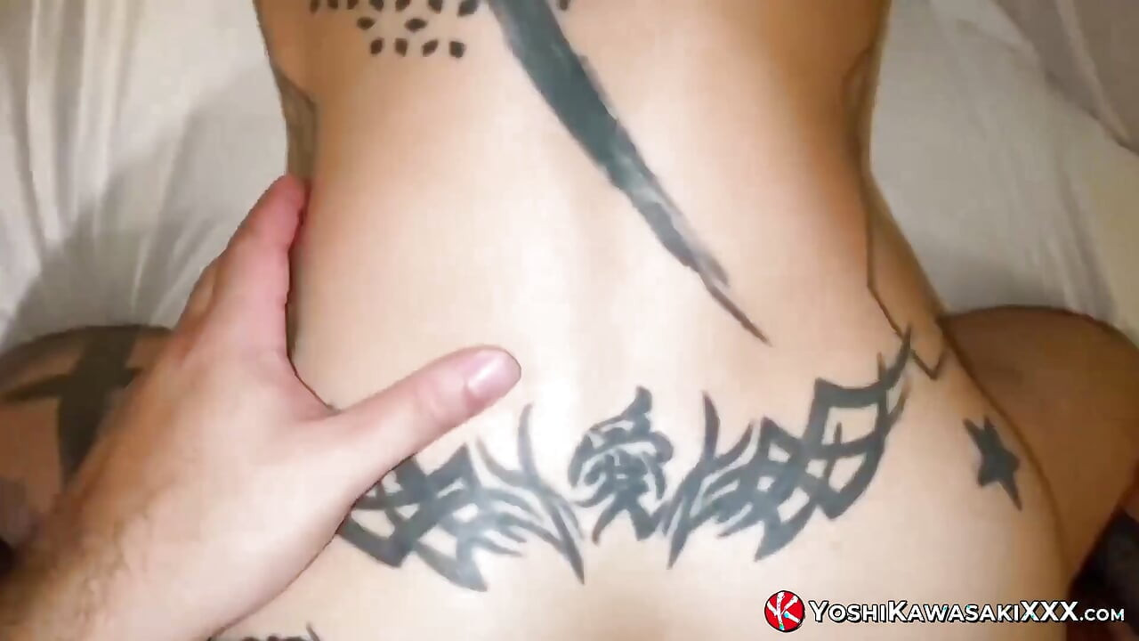Yoshikawasakixxx - татуированную Йоси Кавасаки без презерватива, от Rui