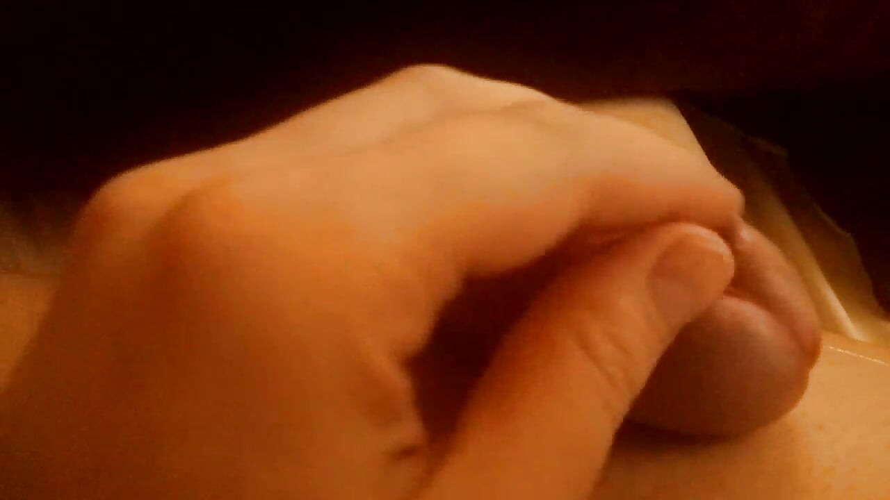 Slowly Fondling My Horny Cock Until It Cums