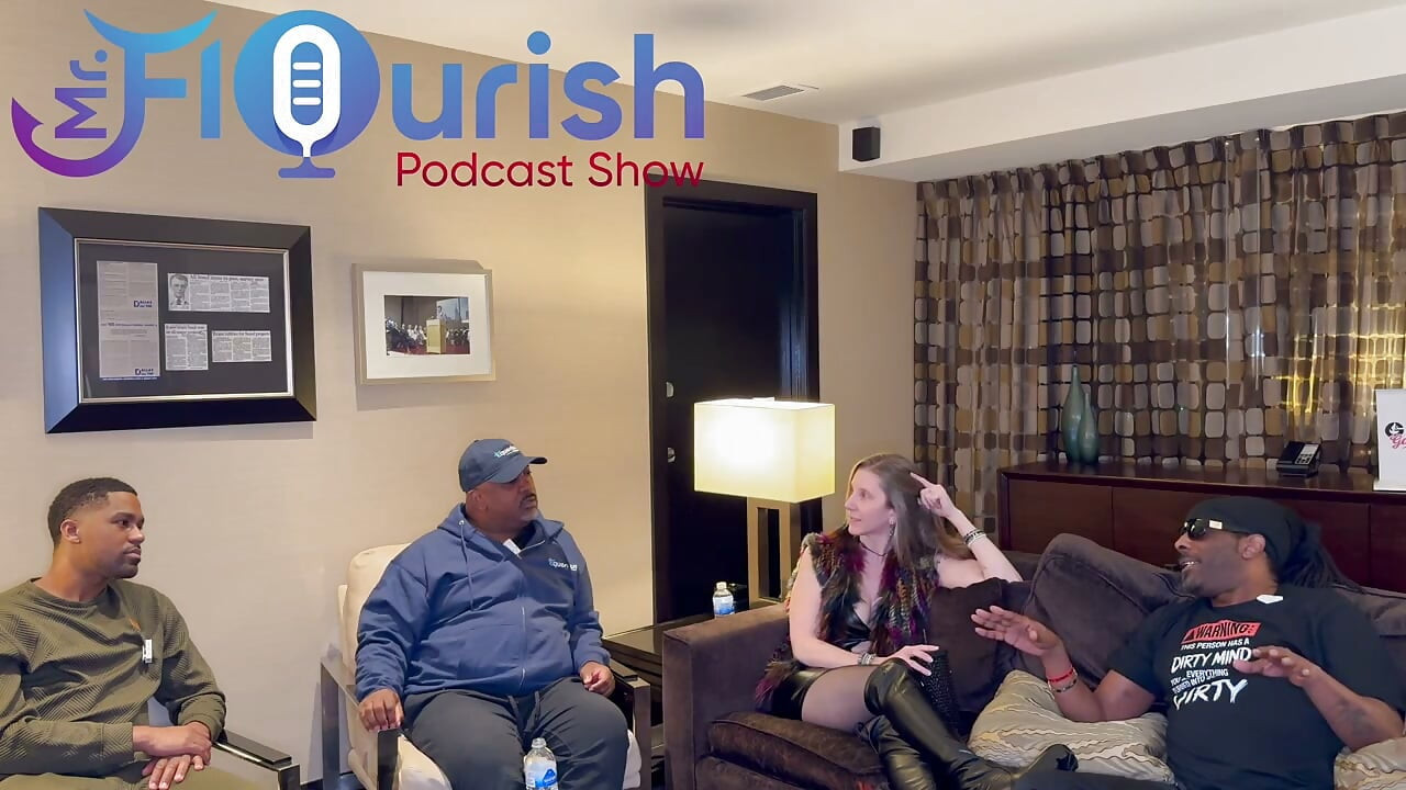 Mrflourish Podcast Iltasuhde Dallasissa Mrmajicin, Shante Spicen ja Darren Blazen kanssa