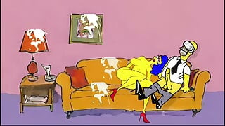 Neighbor Fucks Married Housewife While Her Husband Watches Porn