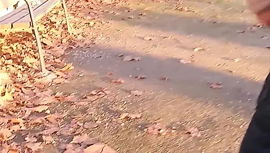 STRANGER GIRL IN THE PARK FLASHING AND GO TO MY HOUSE