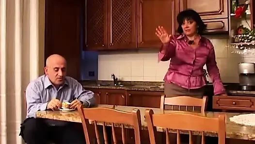 Horny MILF Gets Fingered and Fucked in Kitchen Romp