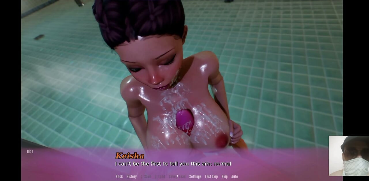 Entrei no chuveiro das garotas sem querer e fodi uma gostosa dominadora!