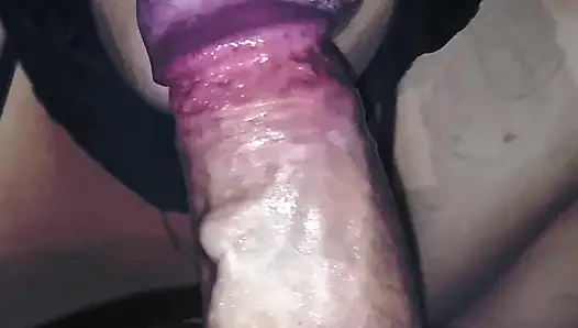 Extrem schmutziger, schlampiger blowjob, halsfick