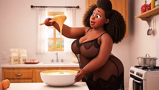 Cewek semok brasil kulit hitam dientot habis-habisan sama sahabatnya di rumah