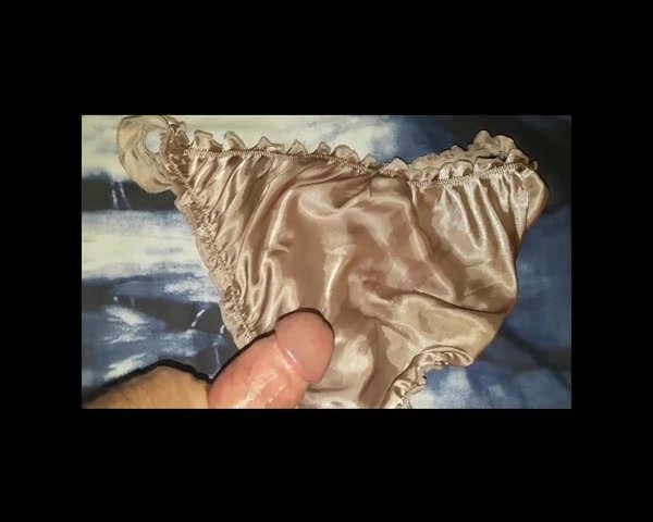 Jerking Sperm On Her Panties