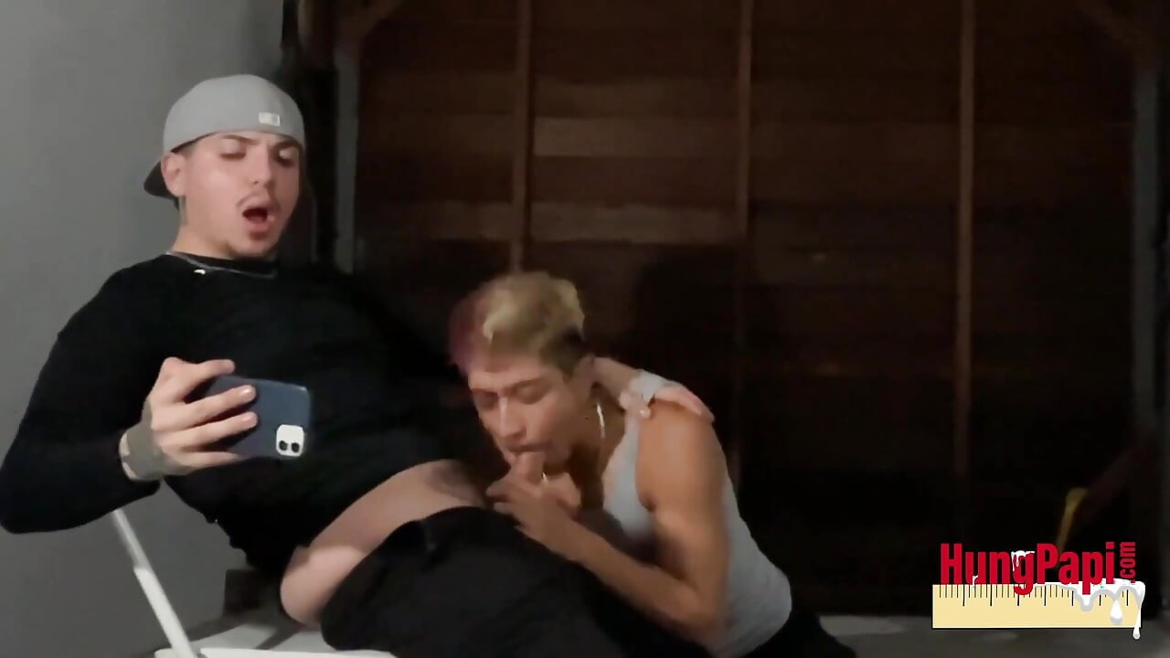 Gay Cholo Sucks Gang Thugs Cock