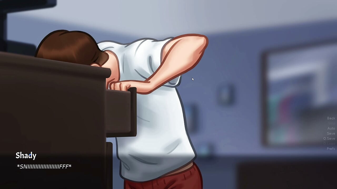 Caught masturbating in Stepmom's room - Summertime Saga part 11