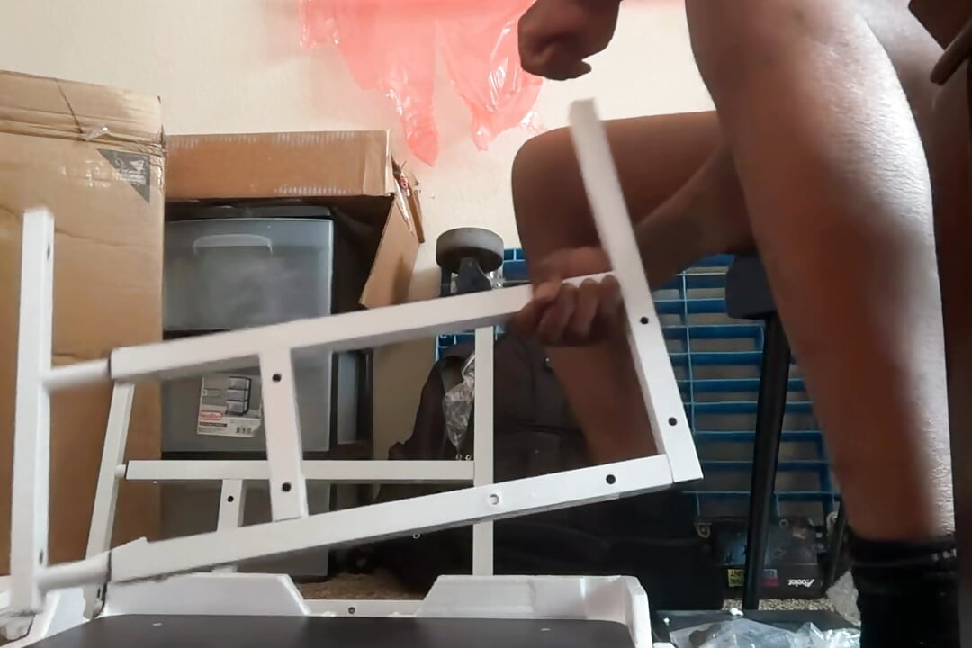 Nude table assembled with Cubby Da Porn Hubby