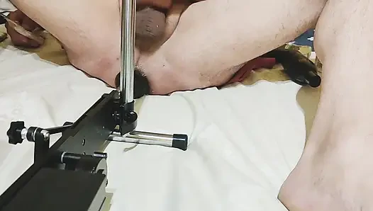 Canavar dildo ile anal delik genişletme