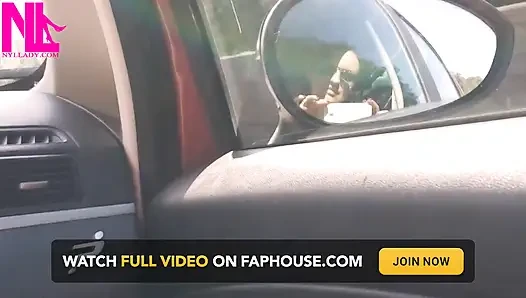 Dangling on the Passenger Seat in the Car