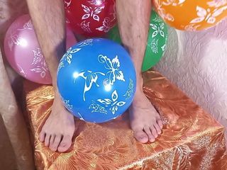 Sweet feet. Latex balls. Your fetish.