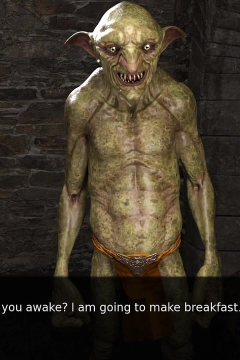 Seksi Sahibe Goblin Kölesi Tarafından Sikiliyor