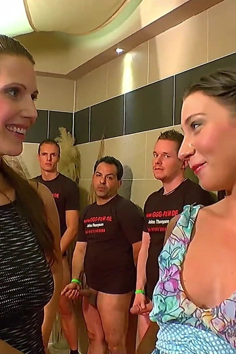 Hot Ggg Bukkake - Sluts Suck and Get Facial Cumshots