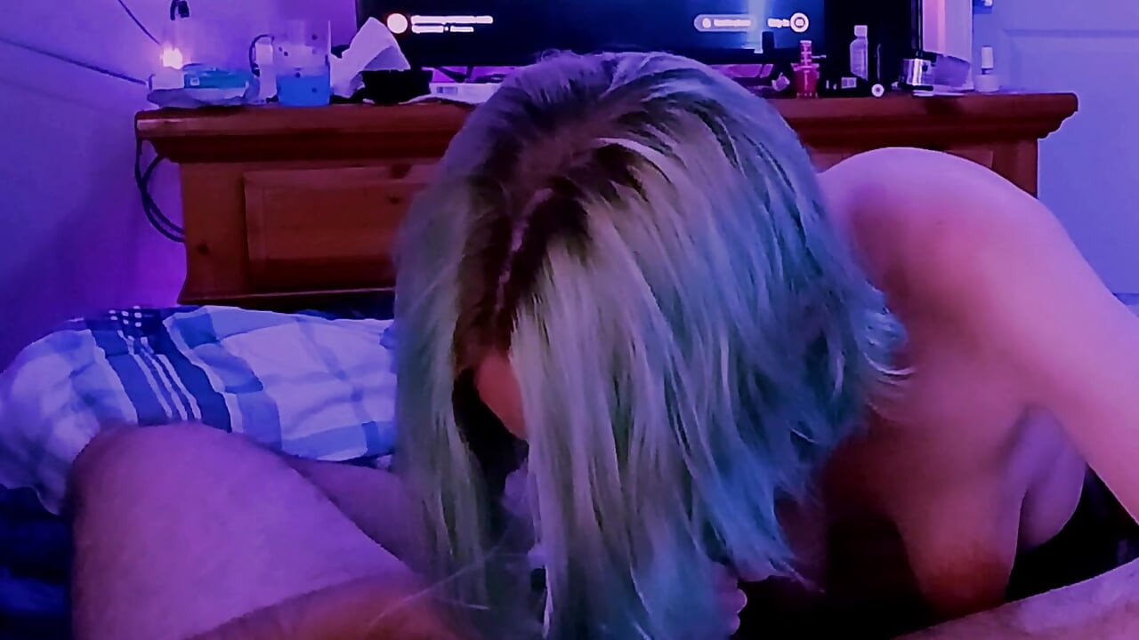 Sexy petite, tiny, small athlete gets two cumshots in her mouth, rides a big cock reverse cowgirl, and takes the whole dick