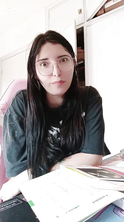 Help me studying and I strip for you
