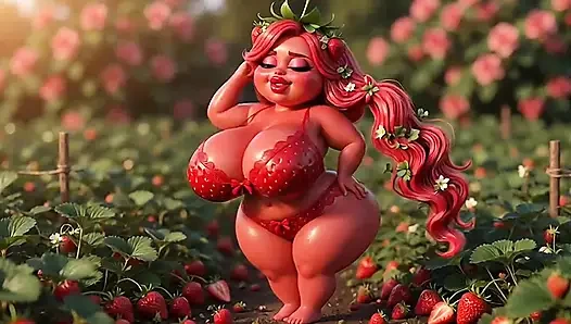 "Tatlı çilekli ama güzel sürtük - edepsizce konuşuyor ve götünü oynatıyor 🍓"