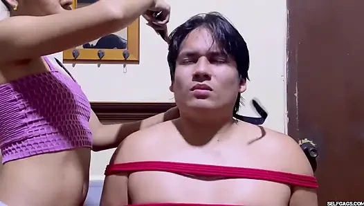 Panty-faced Beta Boy Ball Gagged, Fucked & Ruined