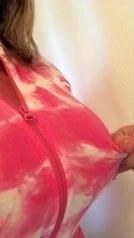 woman pinching nipple