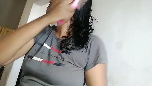Step mother seduces step son while in bath